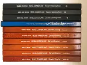 10 VINTAGE REXEL CUMBERLAND DERWENT FLAT PENCILS - GRAPHITE/COLORED -GT. BRITAIN