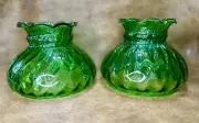 Antique Kerosene/ Oil Lamp Shades In Mint Condition