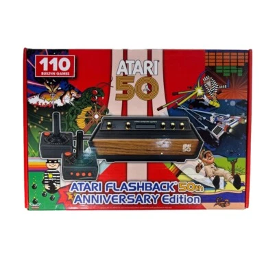 NEW - Atari Flashback 50th Anniversary Edition HDMI Console - 110 Built in Games