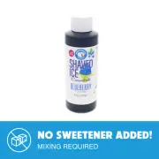Hypothermias BLUEBERRY Flavor Syrup Snow Cone machine Concentrate UNSWEETENED