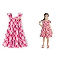 在飛比找蝦皮購物優惠-gymboree紅白格紋櫻桃洋裝，尺寸5T