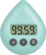 Timer for Kids - Waterproof Shower Timer - Suction Cup Compact Timing Device with LCD Display for Kitchen Cooking, Showering, Classroom, Working