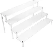 FUTUREORYY Acrylic Cake Display Stand Elegant Cupcake Shelf for Wedding Acrylic Riser Shelf