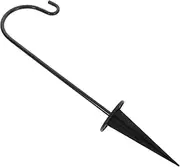 Totority Vintage Iron Shepherd Hook for Garden Durable Hanging Hook for Solar Lanterns Bird Feeders and Flower Pots Elegant Design for Weddings and Outdoor Decor Ground Insert Garden