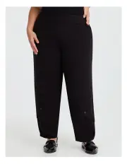 [Taking Shape] Petite Lantern Pocket Natural Pant in Black