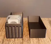 Silver Storage Box/Holder Holds 10x 1oz Silver Bars In Standard Capsules