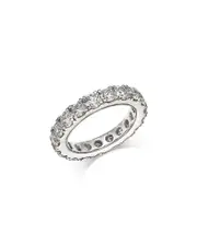 Bloomingdale's Fine Collection Certified Diamond Eternity Band in 14K White Gold, 4.0 ct. t. w.