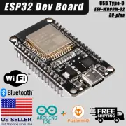 ESP32 WiFi Board | ESP-WROOM-32 CP2102 | USB-C | Wi-Fi BLE | Arduino IDE Python