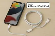 Apple 6ft. Lightning to USB- C Cable - White