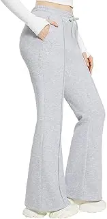 [baleaf] Women's Thermal Flared Leggings with Pockets Pants High Waisted Bootcut Winter Yoga Trousers