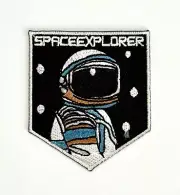 Embroidered Patch - Space Explorer - NASA - NEW - Iron-on/Sew-on