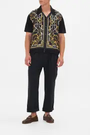 MEN'S KNIT SLEEVE SILK SHIRT COAST TO COAST
