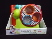 Infantino Speedy’s Magical Shell Toy Drum Pound a Ball Pull Along 12M+