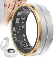 Smart Ring Health Tracker, Step Counter Fitness Tracker Smart Ring,Smart Ring for Men and Women, 5ATM Waterproof Long Battery Life Smart Rings #12