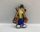 Crash Bandicoot Keyring Video Game Unique Gift Cartoon Key Chain Travel Dangle