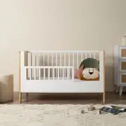 Aspiring Cot Toddler Bed Half Frame - White
