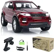 wheelfun LDRC 4x4 1/14 RC Crawler Car 4WD Radio Control Off-Road Vehicles Model LD1299 Hobby Garde Model for Adult Hobby(Red)