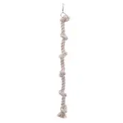 Bird Hanging Parrot Climbing Toy Cotton Rope with Knots Swing Chew Toy