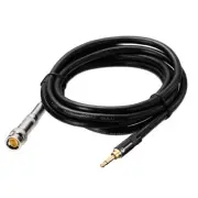 BNC Male to 3.5mm 1/8" Mono Stereo Adapter Antenna Coaxial Power Audio Cable 2m