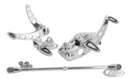 Kustom Tech Chrome Billet Forward Controls For Softail 2000-2017 (Z751289)