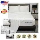 Luxury 100% Cotton Extra Deep Pocket Cal King Sheet Set - Fits 18-24" Mattresses