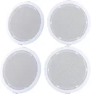 6 Inch Ceiling Speakers in Wall Speaker Home Audio Stereos Tweeter 4pcs Sound System