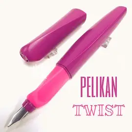 =小品雅集=德國 Pelikan 百利金扭扭 twist 色彩鋼筆（莓果紅）