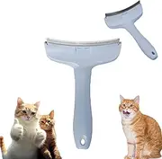 V Tooth Deshedding Comb, Tight V-Shaped Teeth Deshedding Tool, Dog and Cat Grooming Brush for Shedding, Tight V-Shaped Teeth Shedding Combs with Ergonomic Handle (Blue)