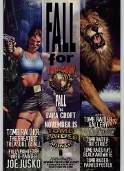 2000 Tomb Raider Lara Croft Top Cow Productions Comic Book Print Ad Promo Art