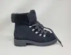 NEW WOMENS 6 10 J CREW NORDIC WINTER BOOTS WITH SHEARLING IN BLACK