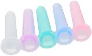 COLLBATH Eyes Younger Device 5pcs Silicone Cups for Massaging and Circulation Cuing