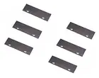 Grill and Griddle Scraper Replacement Blades - 6 Pack Fits Nemco 55825, Cozzini