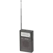 Portable AM/FM Advanced Processing Transistor Radio with Telescopic Antenna