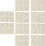 1mm Single Side Pattern Black Inkless Microblading Supplies, 10 PCS Microblading Practice Skin Silicon for Eyebrow Microblading Supplies Machine Parts 1mm Single