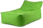 IAMZHL outdoor solid color foldable adults bean bag sofa cover lounger, relax garden beanbag big man recliner - green,a1
