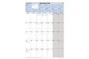 Collins Awiro Month to View 2025 Calendar - 305x432mm