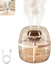 Dreamzy Humidifiers for Bedroom, Steam Humidifier Large Room, 3L Large Capacity Mute Humidity Sensor, USB Cool Mist Air Humidifier,360° coverage Desktop Hydration Fog Volume Spray Machine (Pink)