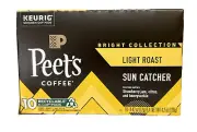 Peet's Sun Catcher Light Roast Coffee K Cups 10 ct 4.2 oz