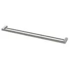 New Double Towel Rail 80cm Brushed Nickel Bathroom Rack Holder Phoenix GS811-40