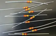 10pcs 2.4k ohm 1/4W 5% Metal Film Precision Axial Resistors ~ NEW ~