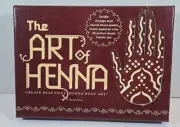 The Art of Henna Create Beautiful Body Art Book and Paint Set In Box Complete
