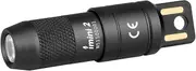 OLIGHT IMINI 2 EDC Rechargeable Keychain Flashlight, Portable 50 Lumens Compact Mini Light,LED Keyring Torch with Built-in Battery for Everyday Carry and Emergencies (Black)