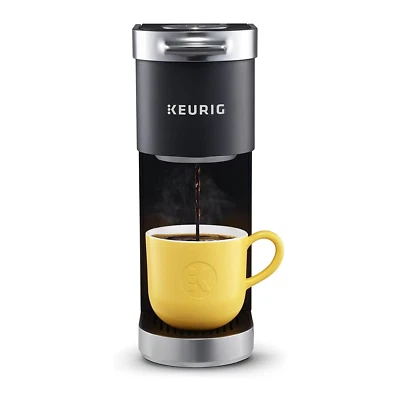 K-Mini plus Single Serve K-Cup Pod Coffee Make (Black)