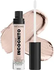 Wet n Wild, Megalast Incognito Full-Coverage Concealer, Seamless and Richly Pigmented, Buidable Medium-to-Full Coverage, Matte Finish, Nourishing and Hydrating Formula, with Shea Butter, Light Beige