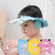 Baby Shower Soft Cap Adjustable Hair Wash Hat for Kids Ear Protection Safe