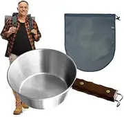 Camping Bowls for Hot Soup - Travel Bowls for Adults | 2000ml Backpacking Utensil, Stainless Steel Mixing Hiking Soup Dish, Dinnerware Hiking Soup Dish Camp Cup