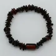 Natural and Genuine BALTIC AMBER Stretch Bracelet Poland #0170