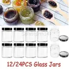 Small Food Grade Glass Jars 150ml Mini Spice Jam Storage Air Tight Container AUS