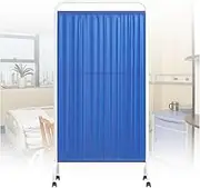 Medical Privacy Partition Screen,Protective Screens Room Divider,Folding Privacy Screen with Wheels for Office/Room/Beauty Salons/Hospital/Restaurant(Yellow,3-Panel)