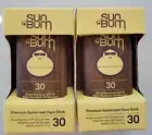 Sun Bum SPF 30 Premium Sunscreen 13g Face Stick Water Resistant (2PK)exp 11/23
